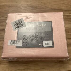 Madison Park Essentials Full Solid Satin 6-Pc. Sheet Set